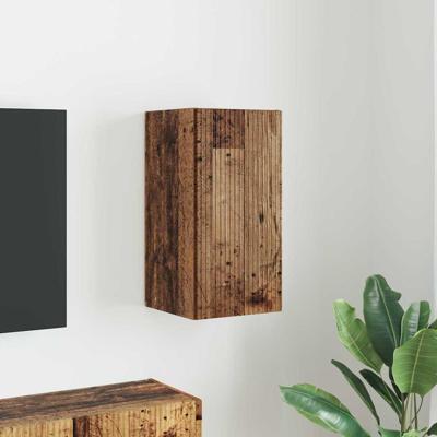 TV Wandkast Oud Hout 30 x 31 x 60 cm Bewerkt hout TV Wandkast Oud Hout 30 x 31 x 60 cm Bewerkt hout