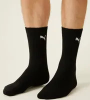 Puma sokken hoog wit-zwart-grijs 3-pack-47-49 - thumbnail