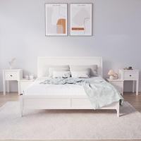 Nachtkastjes 2 st 79,5x38x65,5 cm massief grenenhout wit - thumbnail