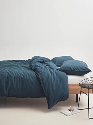 Marc O&apos;Polo Valka Indigo blue dekbedovertrek