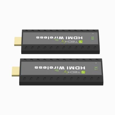 Techly IDATA HDMI-WL53 audio/video extender AV-zender & ontvanger Zwart