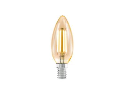 EGLO Ledlamp - vintage kaars - e14 - 320 lm - amber - dimbaar