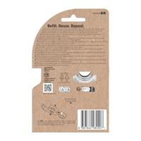 Scotch duurzame dispenser uit RVS, met 2 rolletjes Scotch Magic Tape ft 19 mm x 13,9 m - thumbnail