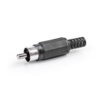 Nedis RCA connector zwart - thumbnail