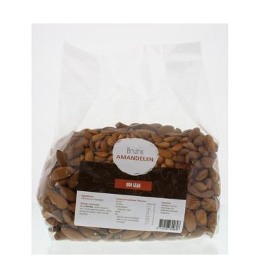 MijnNatuurwinkel Bruine amandelen 1 Kilogram