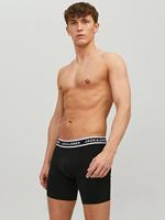 Jack & Jones Jacsolid Boxer Briefs 3 Pack Noos Boxershorts Black Black - Black - thumbnail
