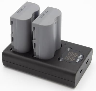 ChiliPower EN-EL3e Nikon USB Duo Kit - Camera accu set ChiliPower EN-EL3e Nikon USB Duo Kit - Camera accu set