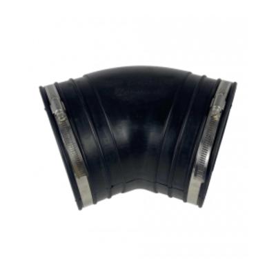 Air Aqua Flexible Rubber Pond Elbow 45° - 160mm, Easy to Install, Durable Material