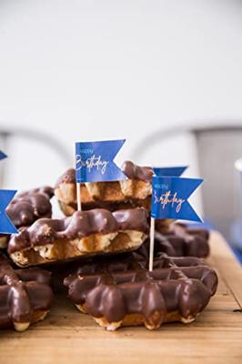 Prikkers 18 Jaar Elegant True Blue (36st) - thumbnail