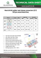 Quadrios 2011C396 Stootverbinder 0.25 mm² 6 mm² Volledig geïsoleerd Wit, Rood, Blauw, Geel 120 stuk(s) - thumbnail