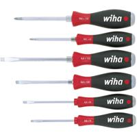 Wiha Schroevendraaierset 530HK6 | 6-delig sleuf / PH | meercomponentengrepen | 6-kant-mes / aanzet | 1 stuk - 21250 - thumbnail
