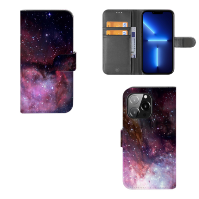 Book Case voor iPhone 13 Pro Galaxy Book Case voor iPhone 13 Pro Galaxy