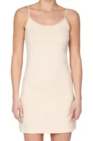 Gaubert Onderjurk - Spaghetti bandjes - Gladde onderjurk in zwart, huidskleur en wit - thumbnail