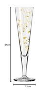 Ritzenhoff Champus Champagneglas Goldnacht 8208 0,2l - thumbnail