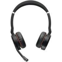 Jabra Evolve 75 SE draadloze stereo headset - Bluetooth headset met noise cancelling microphone en active noise cancellation - MS Teams gecertificeerd, werkt met alle andere platformen - zwart - thumbnail