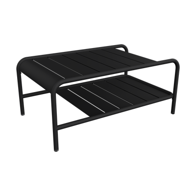Fermob Luxembourg tuintafel laag 90x55 cm Liquorice