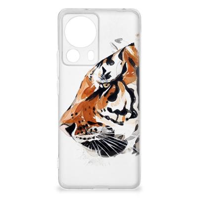 Smartphone hoesje Xiaomi 13 Lite Watercolor Tiger Smartphone hoesje Xiaomi 13 Lite Watercolor Tiger