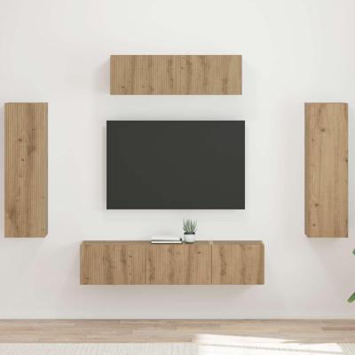 TV-kast 3 pcs Artisan Eiken