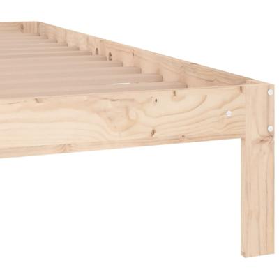 Bedframe massief hout 150x200 cm
