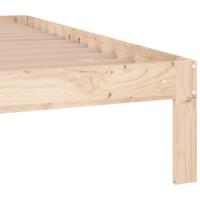 Bedframe massief hout 150x200 cm - thumbnail
