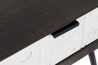 Nachtkastje DKD Home Decor 45 x 38 x 50 cm Zwart Metaal Wit Mangohout Wengue - thumbnail