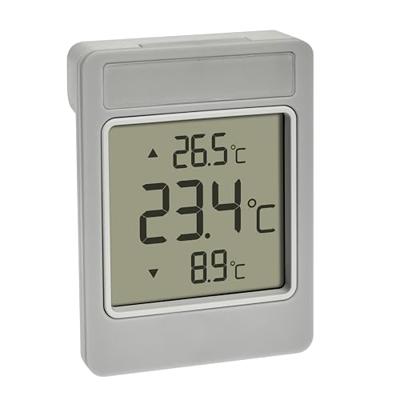 TFA Dostmann Digitales Fensterthermometer WINDOO 30.1067.15 Raamthermometer Grijs