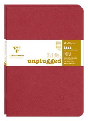 Schrift clairefontaine a5 lijn 96pag 90gr rd 2st Schrift clairefontaine a5 lijn 96pag 90gr rd 2st