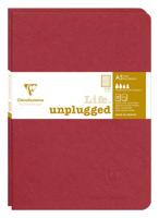 Schrift clairefontaine a5 lijn 96pag 90gr rd 2st - thumbnail