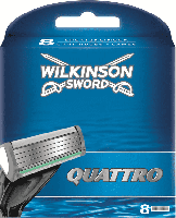 Wilkinson Wilkinson Sword Quattro Scheermesjes - 8 stuks - thumbnail