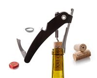 Vacu Vin Single Pull Corkscrew Black - thumbnail