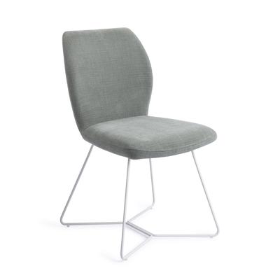 Jesper Home Eetkamerstoel 'Ikata' Beehive White, kleur Breezy Blue