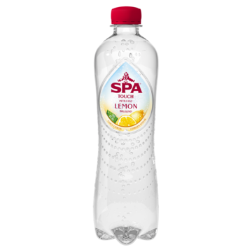 Water Spa Touch sparkling lemon petfles 500ml Water Spa Touch sparkling lemon petfles 500ml