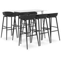 7-delige Barset wit en zwart - thumbnail