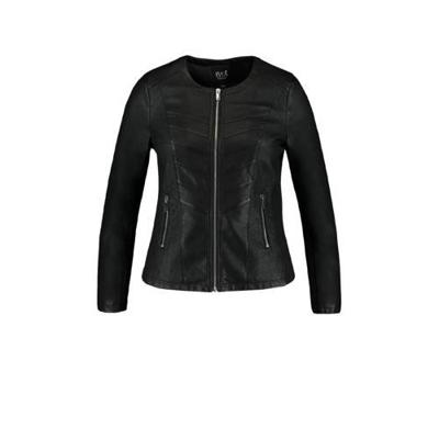 MS Mode coated bikerjack zwart MS Mode coated bikerjack zwart