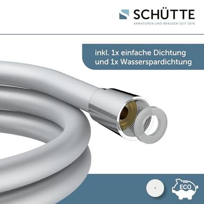 Schutte HOGAFLEX K-5 doucheslang, Silverflex | kunststof | zilver look
 - 63981 - thumbnail