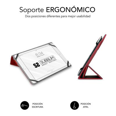 Tablet kap Subblim SUB-CUT-2FC002 Rood - thumbnail