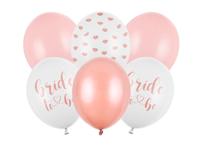Bride To Be Ballonnen Lovely Mix (6st) - thumbnail
