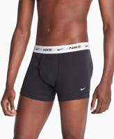 Nike Everyday Cotton Boxershort Trunk 3-Pack Zwart Wit - thumbnail