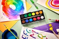 Faber Castell Waterverfdoos 12 kleuren (diameter 30cm) - thumbnail