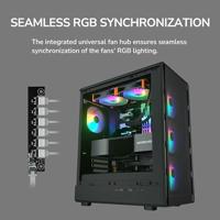 COUGAR Gaming Airface Pure Pro Midi Tower Zwart - thumbnail