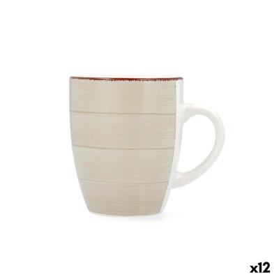 Kopp Quid Vita Morning Ontbijt Keramisch Beige 350 ml (12 Stuks)