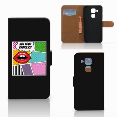 Huawei Nova Plus Wallet Case met Pasjes Popart Princess Huawei Nova Plus Wallet Case met Pasjes Popart Princess