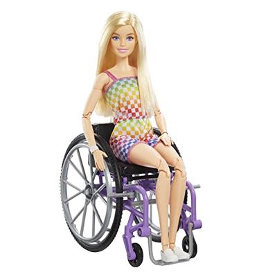 Barbie pop met rolstoel Barbie pop met rolstoel