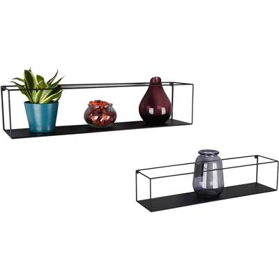 Wandrek - Livion Troni - 2 stuks Rek - Zwart