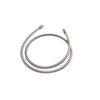 Hotbath Archie Doucheslang Geribbeld Met Transparante Kunststof Mantel 150 cm RVS 316 AR015IX - thumbnail