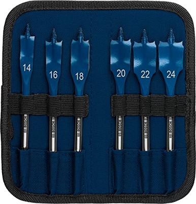 Bosch Accessories 2608900332 Hout-freesboorset 14 mm, 16 mm, 18 mm, 20 mm, 22 mm, 24 mm Gezamenlijke lengte 152 mm Zeskant schacht 6 stuk(s) - thumbnail