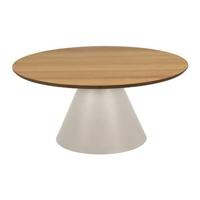 Bendt Ronde Salontafel 'Anemone' Eiken, 85cm - thumbnail