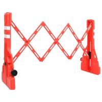 VidaXL Verkeersbarrières inklapbaar 210x50x105 cm rood - thumbnail
