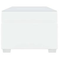 Bedframe Wit 90 x 200 cm Kunstleer - thumbnail