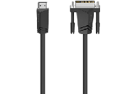 Hama Verbindingskabel, HDMI-stekker - DVI/D-stekker, 1,5 m TV accessoire - thumbnail